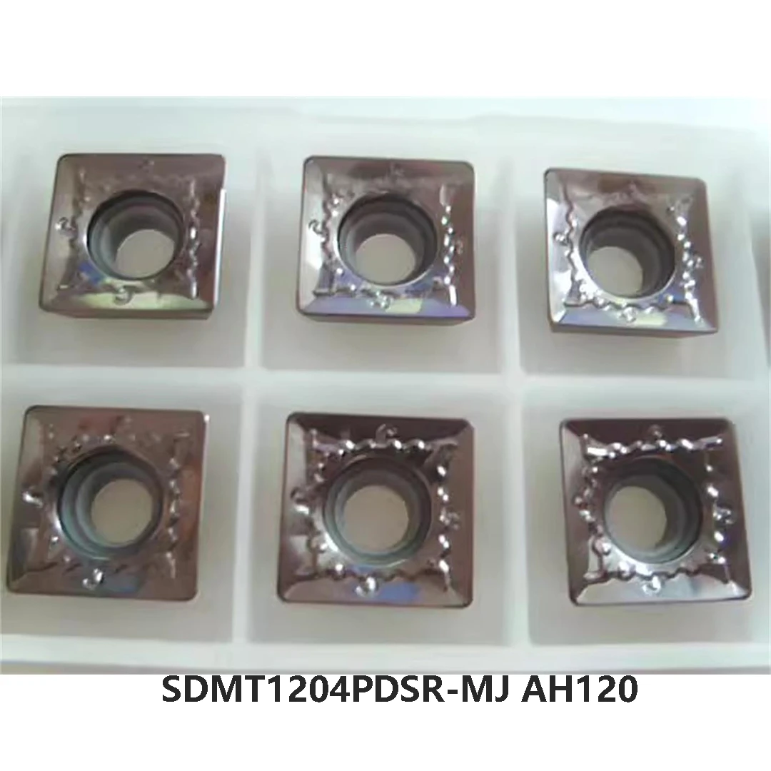 Original 10pcs SDMT1204PDSR MJ Square Carbide Milling Tooling Inserts For Steel Stainless Hardware Accessories Parts Tools