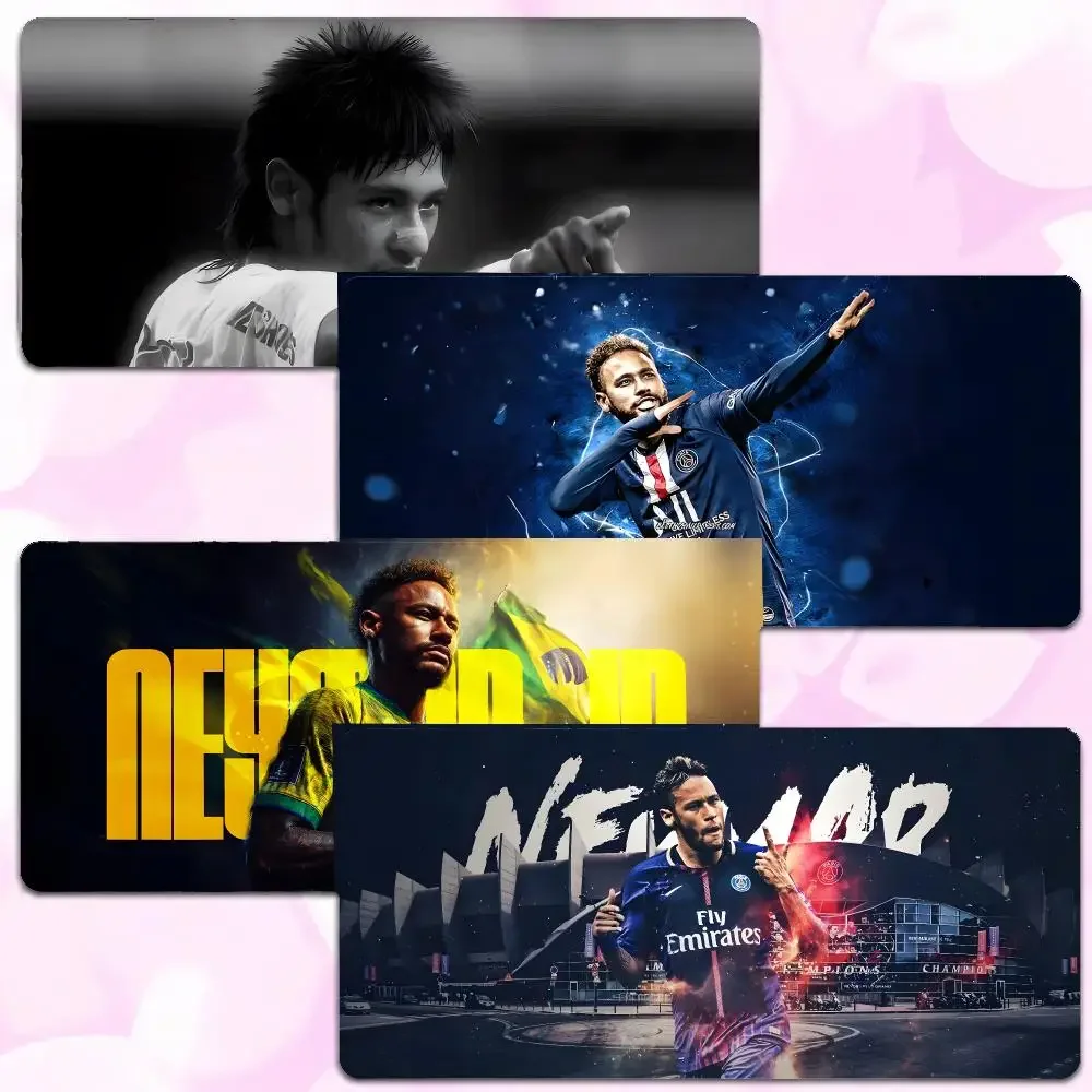 Athlete Football Neymar Mouse Pad Thick Lock Edge Gaming Desk Mat Large Size PC Mouse Pad Home decor