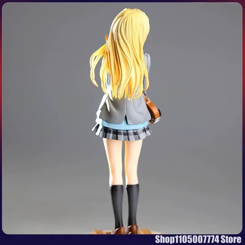 Votre mensonge en avril Figure Anime 18 cm fourchette à violon main Gong Yuan Xun Figure modèle jouets ornement bureau ornement jouet