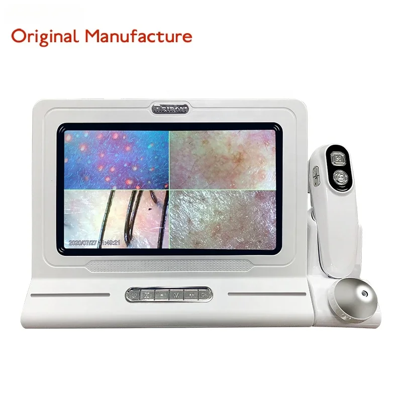 1080p High Resolution 11 Inch Double Probe Scalp Camera Analysis Machine Hair Follicle Detector Head Therapy Special Instrument