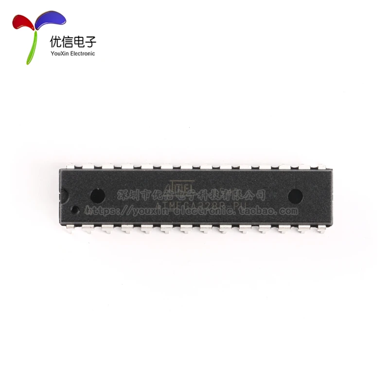 10pcs original authentic in-line ATMEGA328P-PU 8-bit microcontroller AVR 32K flash DIP-28