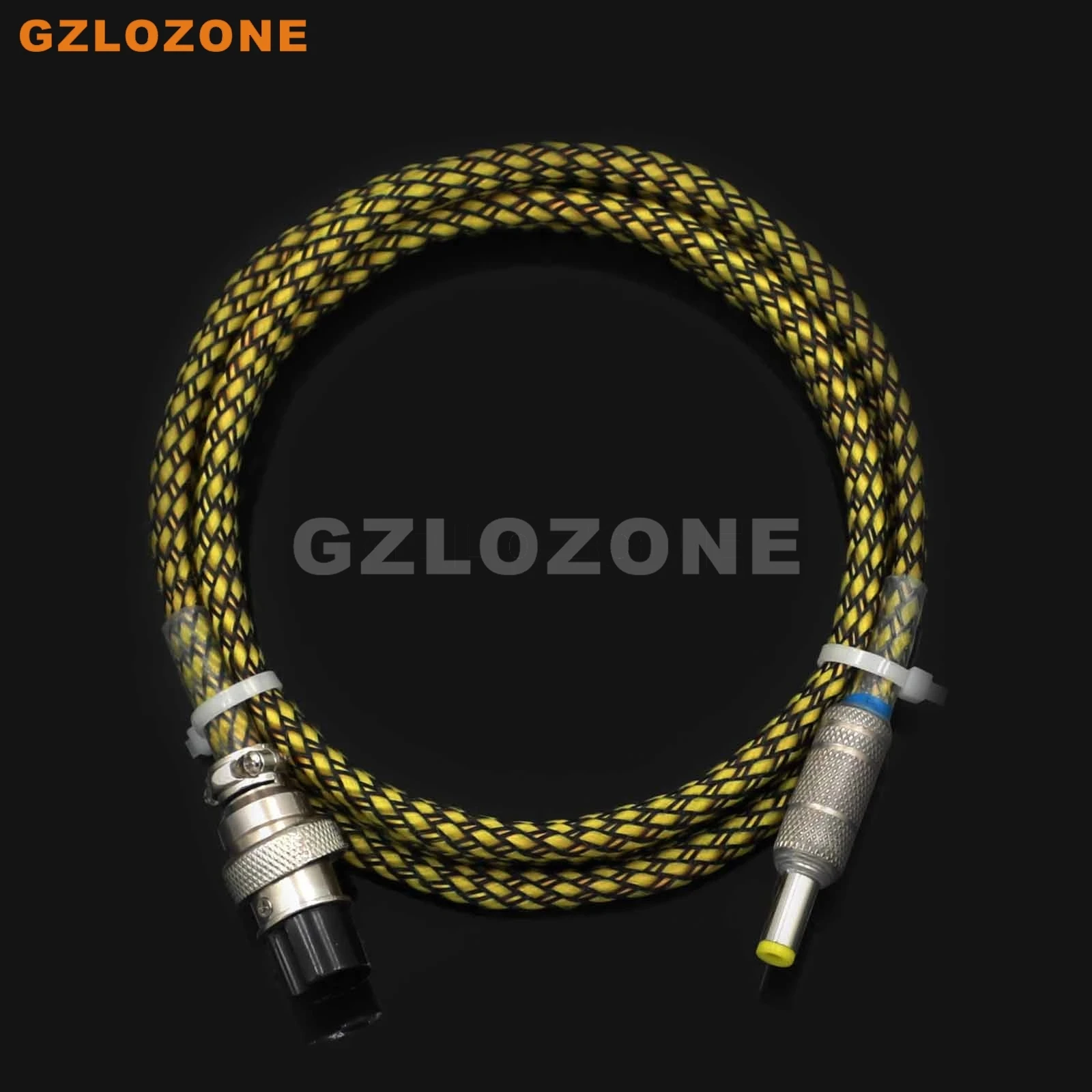 2S7F 1.2M CANARE Pure copper manual power cable DC Linear power supply cable GX16-2 to DC Plug