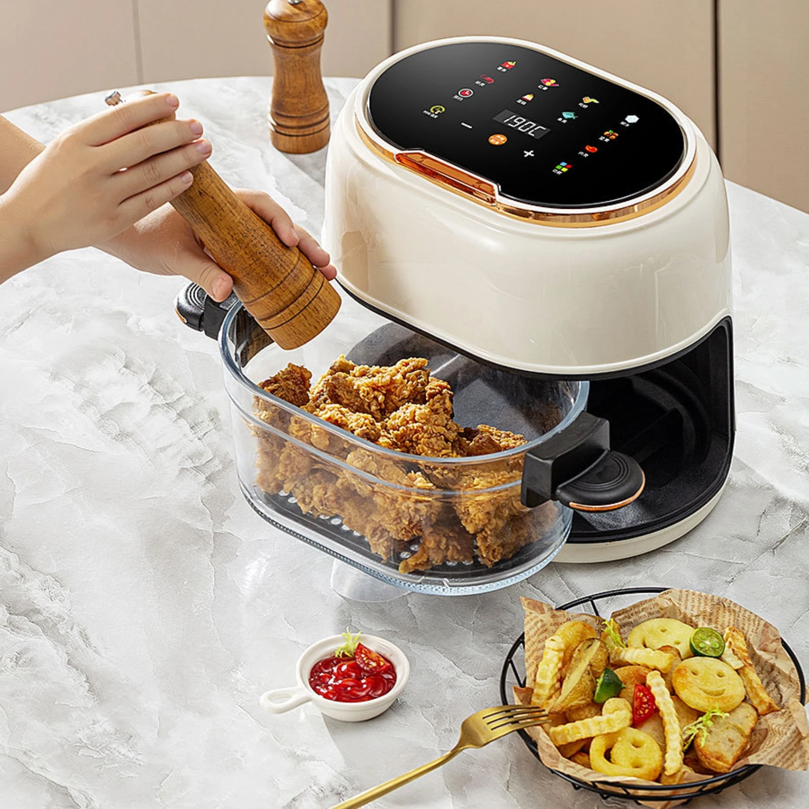 Büyük Camlı Yağsız Fritöz Mutf - Kitchen Appliances Large incelemesi ve fiyatı