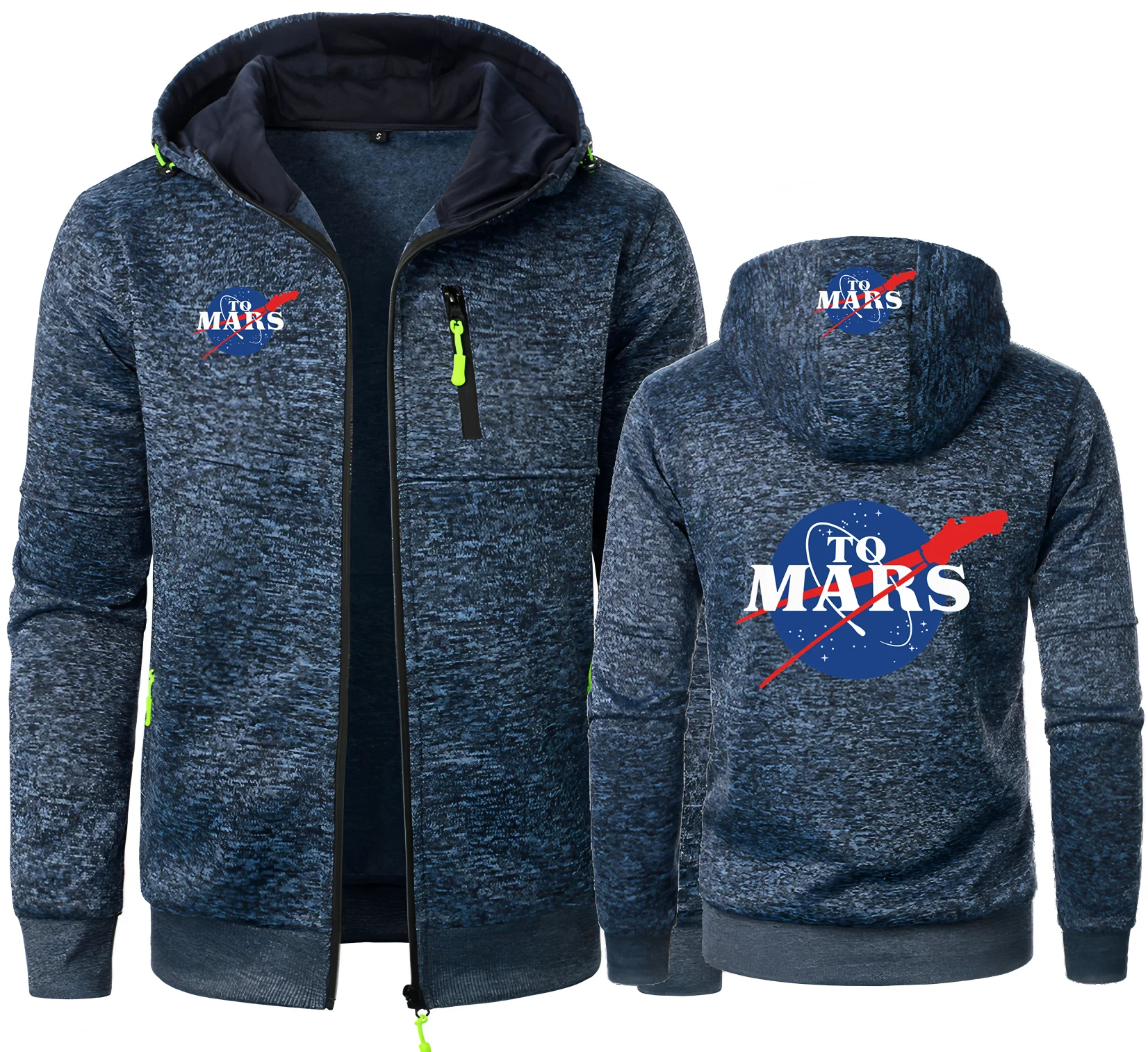 Mars SpaceX Men Hoodies Sweatshirts Space X Logo NASAS Jacquard Hoodie Men Hooded Pullover For Male Hoody Man Sweatshirt