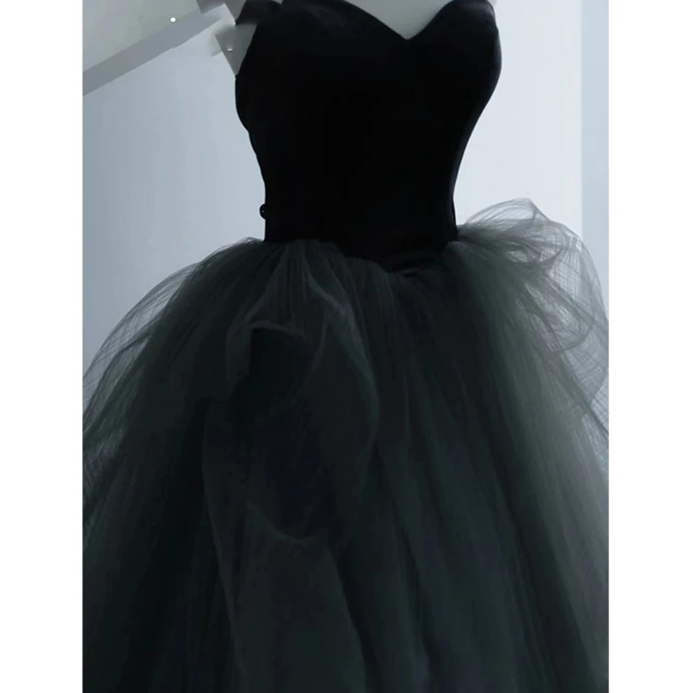 Abiti da sera in tulle a-line personalizzati Sweetheart Graceful Prom Abiti da festa Compleanno Vestido De Noche abendkleider