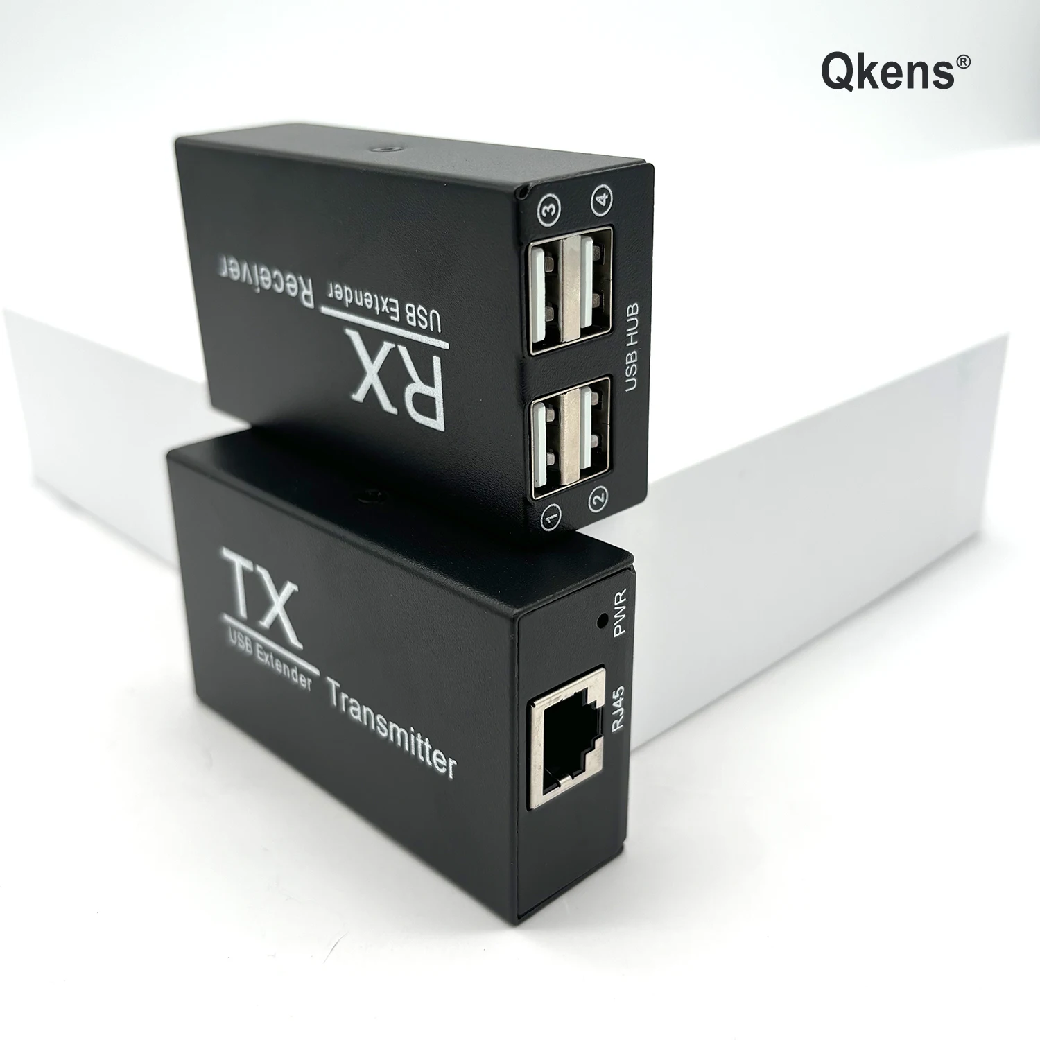 1 Set 4 Port USB Extender Up To 120M Over CAT6 Ethernet Cable Usb Hub Adapter for Laptop PC Computer Keyboard Mouse U Flash Disk