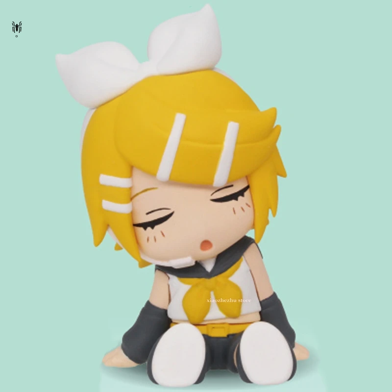 Original Takara Tomy Hatsune Miku Figure Gashapon Sleep On Your Shoulder  Kagamine Rin Kagamine Len Megurine Luka Model Doll Toy