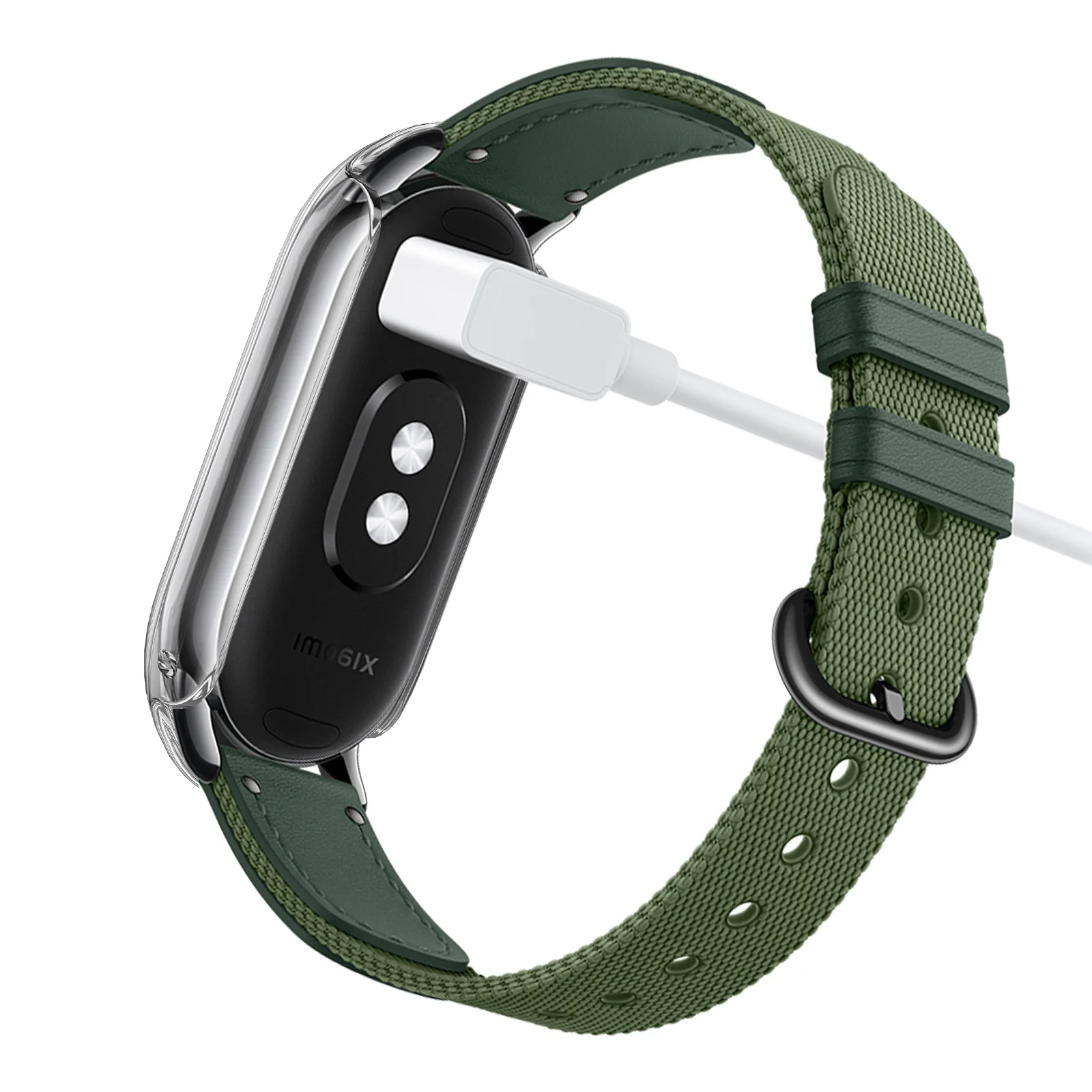 Gehärtetes Glas + PC-Schutzhülle für Xiaomi Mi Band 11, 10, 9, 8 – stoßfestes, hartes Displayschutzcover, Zubehör für Xiaomi Smart Band 11, 10, 9. – Detail 9