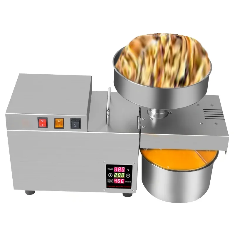 Home Mini Oil Press Machine Seed Oil Pressing Machine Extraction Automatic Machine Provided 20 Soybean Peanut Sunflower Cotton