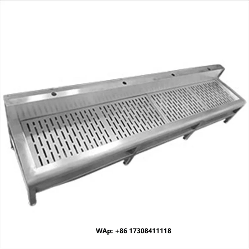 Custom Design Wudu Stainless Steel Wash Station Foot Spa Equipment Muslim Wudu Washing Sink
