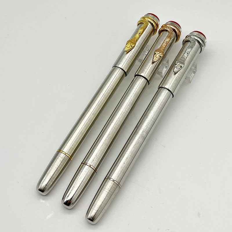 Limited Edition Heritage Collection 1912 Stainless Steel Rollerball Pen MB Office School Writing Ink Ballpoint Fountain Pens