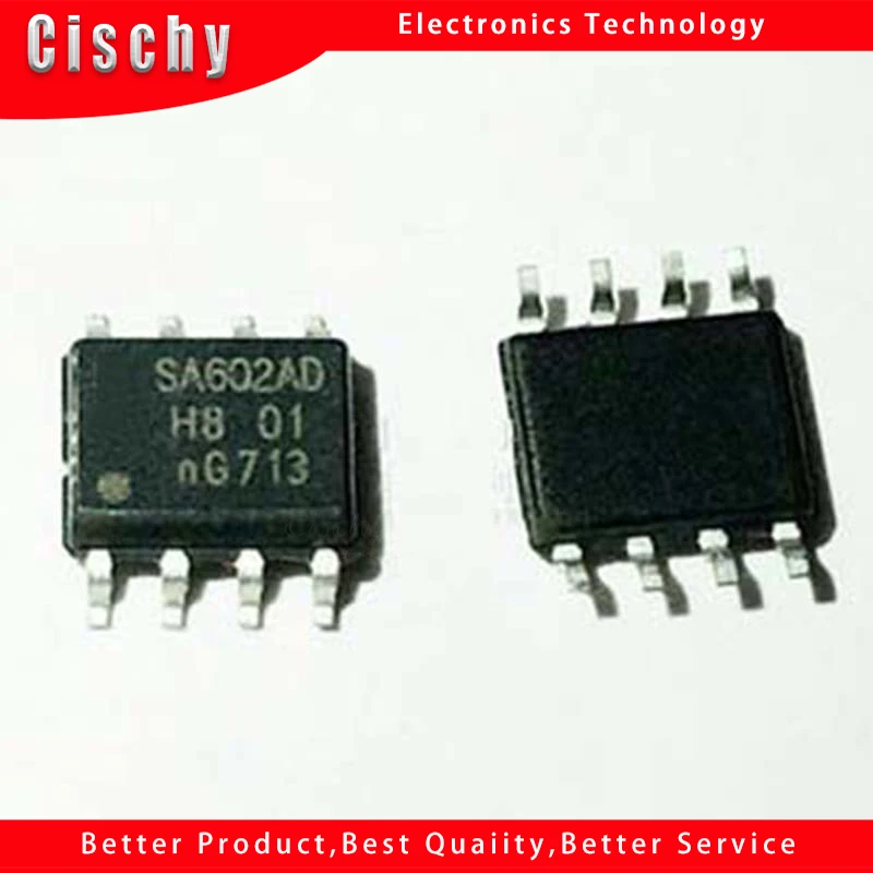 10pcs/lot SA602A NE602A NE602 SA602 SOP-8 In Stock