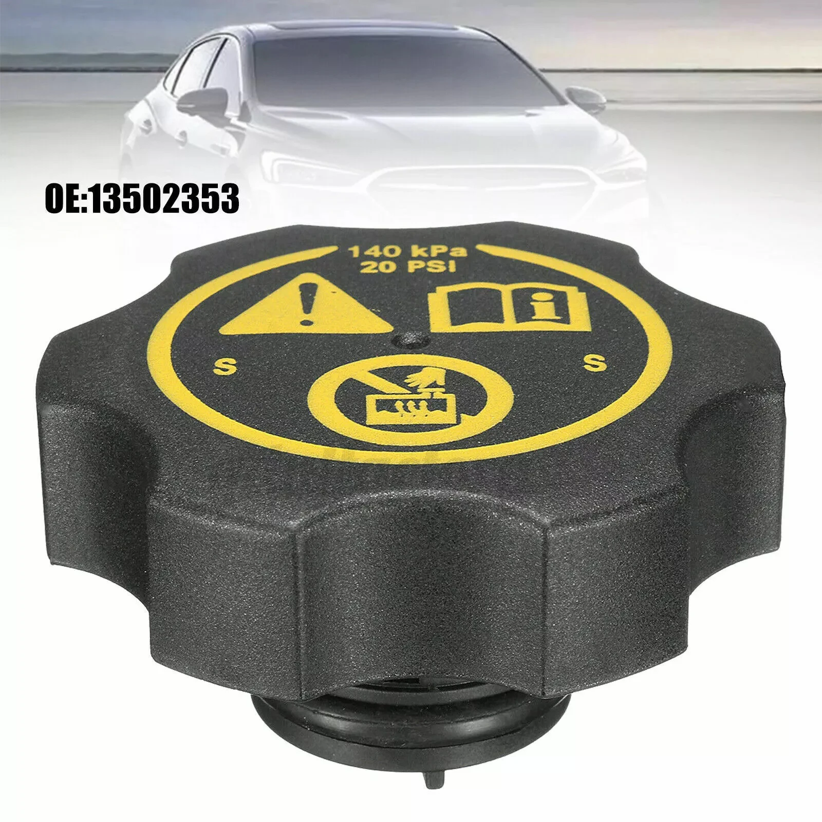 

Radiator Expansion Water Tank Cap For Vauxhall Astra Corsa Insignia Engines Tank Cap Coolant Expansion Header 13502353 1305248