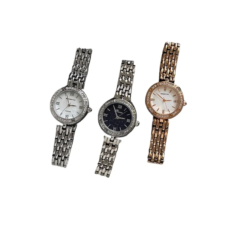 2025 waterproof quartz watch birthday gift niche light luxury fashion classic trend women's watch elegant and simple