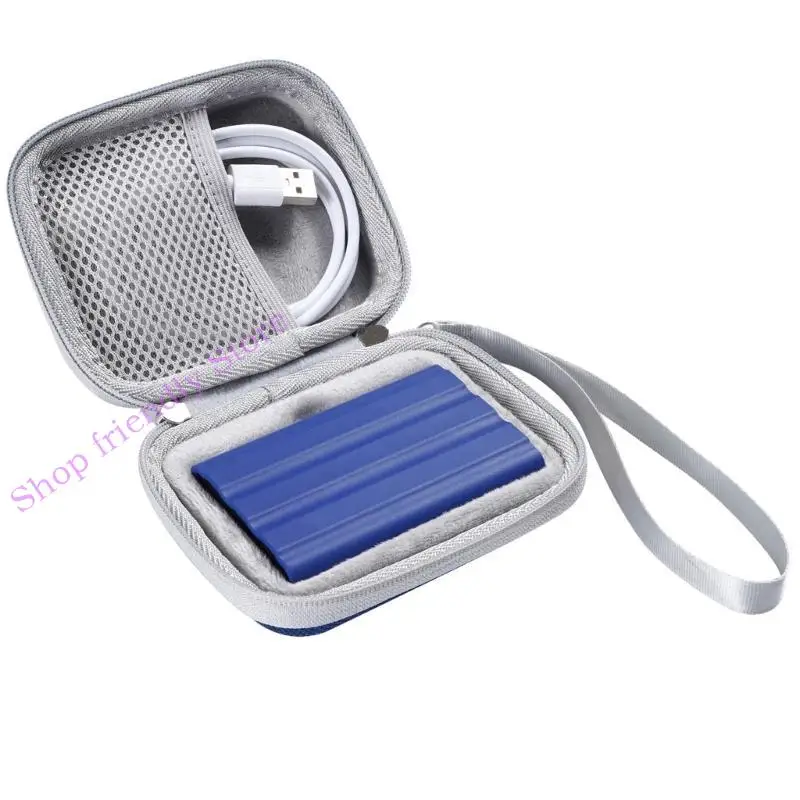 

594A Hard Carrying Box Storage Bag for T7 Shield SSD EVA Handbag with Strap