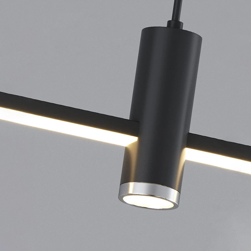 Imagem -05 - Minimalista e Moderno Conduziu a Lâmpada Pingente de Metal Pode Ser Escurecido Luz sobre a Mesa Cozinha Sala de Jantar Luzes Led Iluminação Lustre Suspensão