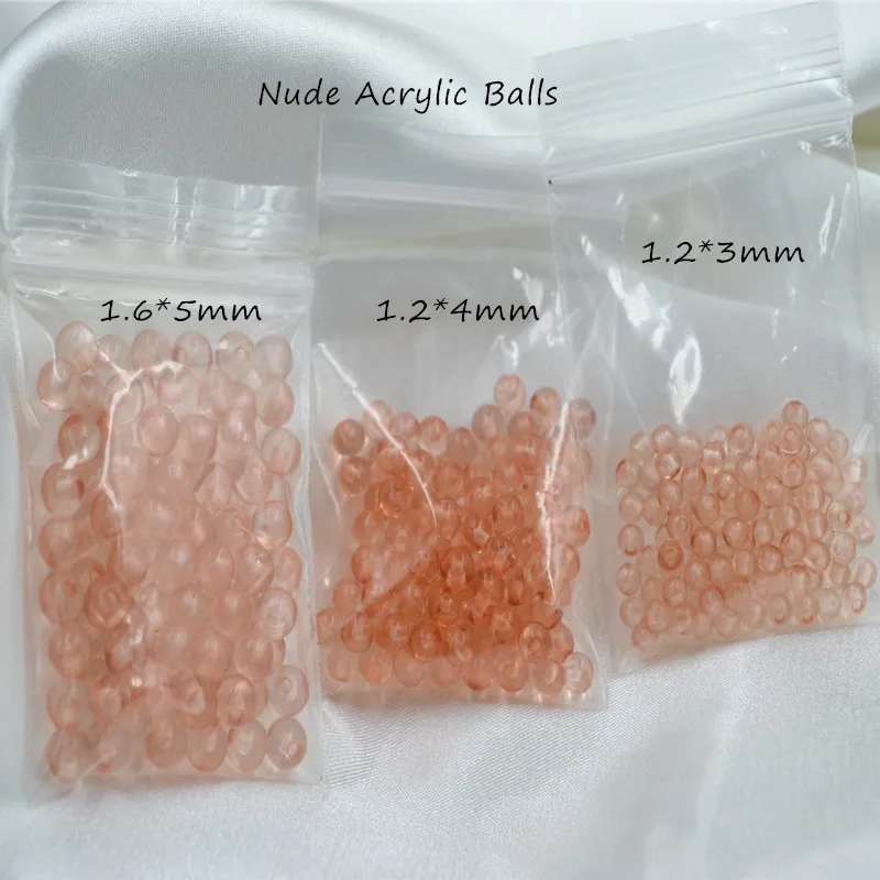 100pcs/lot Skin Nude Ball Replacement for Retainers Lip/Eyebrow/Navel/Tongue 16G 14G Body piercing jewelry New