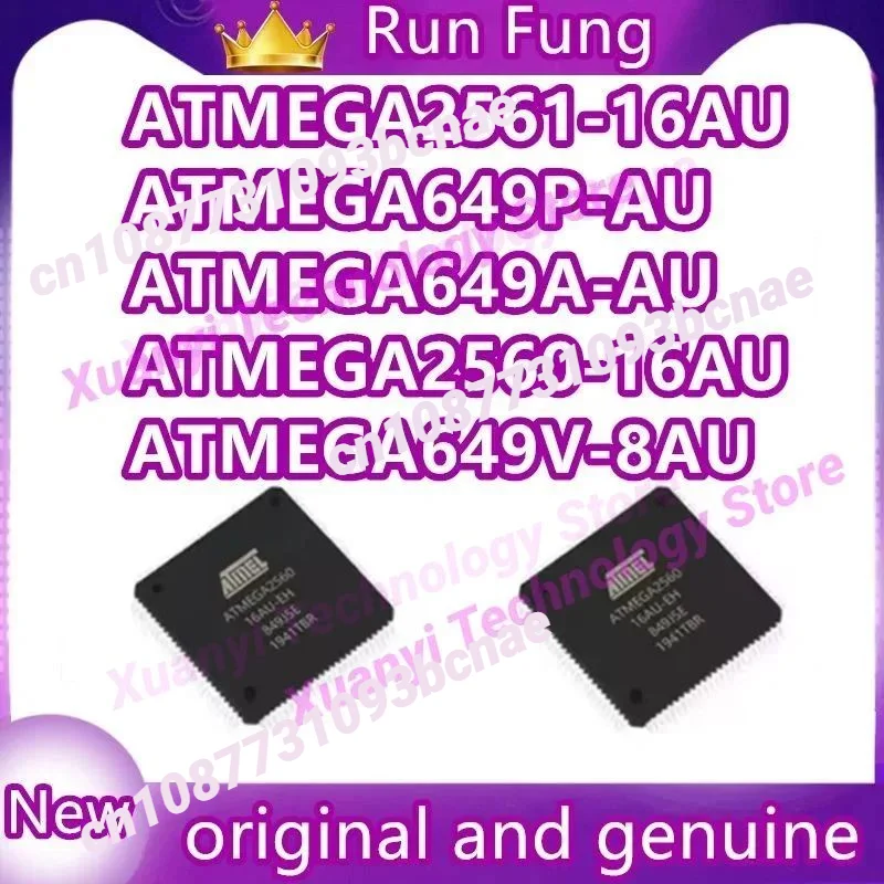 

ATMEGA2560-16AU ATMEGA649A-AU ATMEGA649P-AU ATMEGA2561-16AU ATMEGA649V-8AU LQFP-64 IC Chip 100% New Original in stock