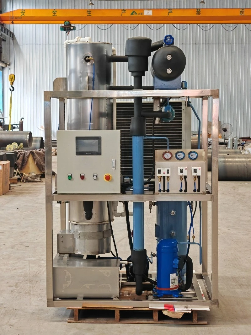 Industrial Tube Ice Maker 1-10 Ton 24H Stainless Steel Anti Corrosion for Meat Food Processing Plant Custom