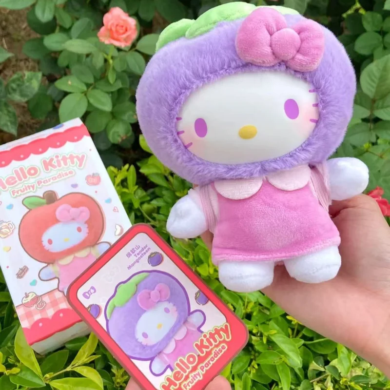 

Sanrio Hello Kitty Fragrant Amusement Park Series Blind Box Plush Toys Cute Female Collectible Figures Dolls Gifts