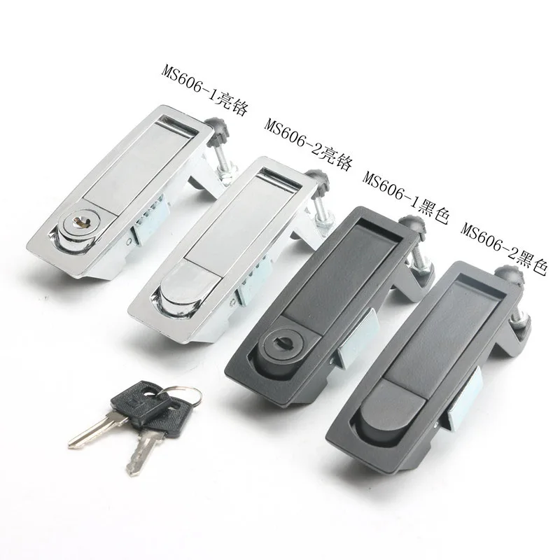 Cabinet Plane Lock Security Button Panel Lock Panel Push Button Panel lock with Distribution Box Compression Trigger Lock Latch