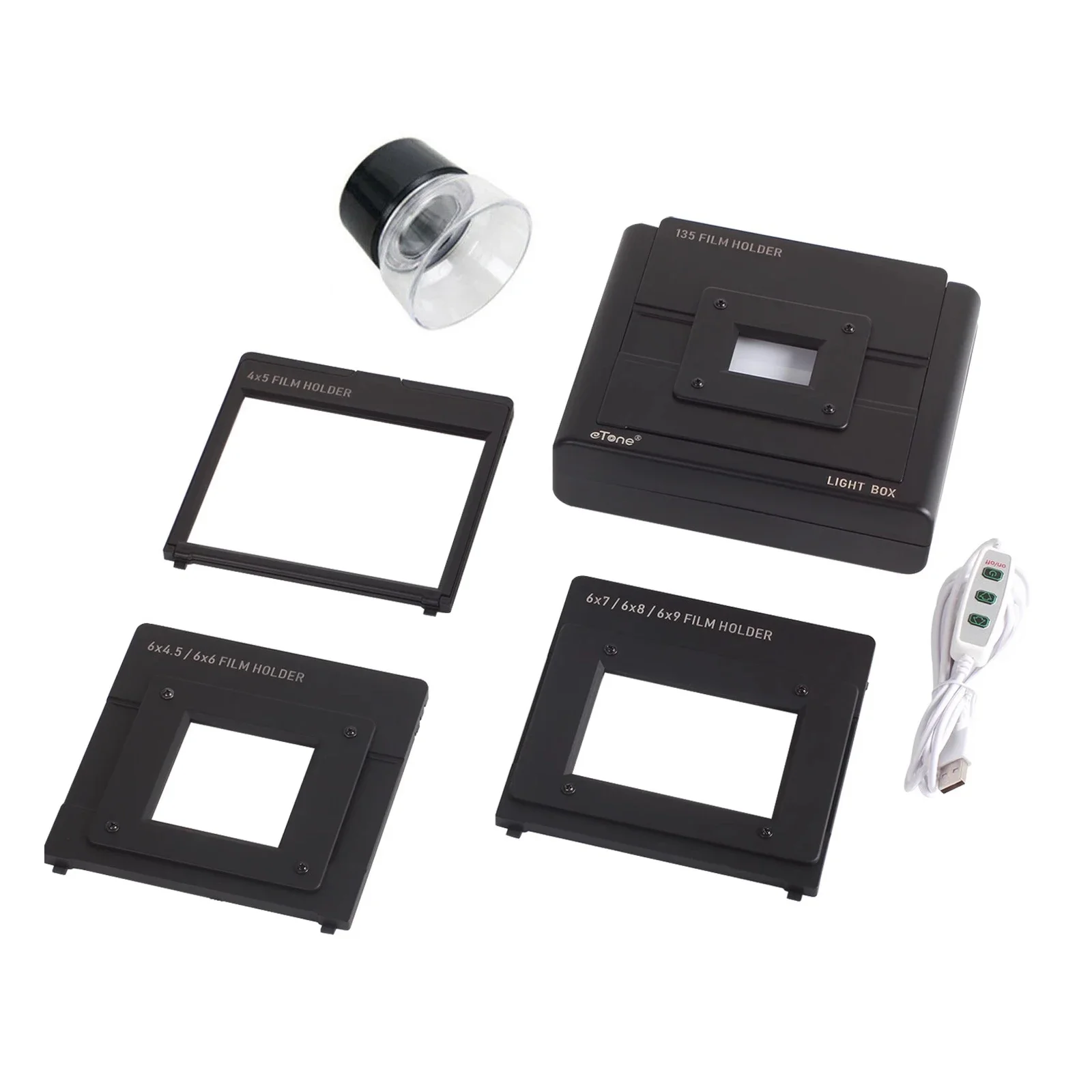 2024 New style 135 Film Scanner Light Box 120 4X5 Slide Negative Viewer Convert Film to Digital Film reproducer