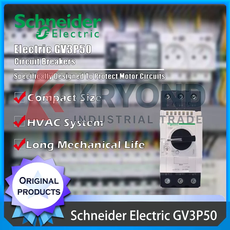 

Schneider Electric GV3P40 GV3P50 Motor Protection Circuit Breaker for Overload Short Circuit and Starter Control