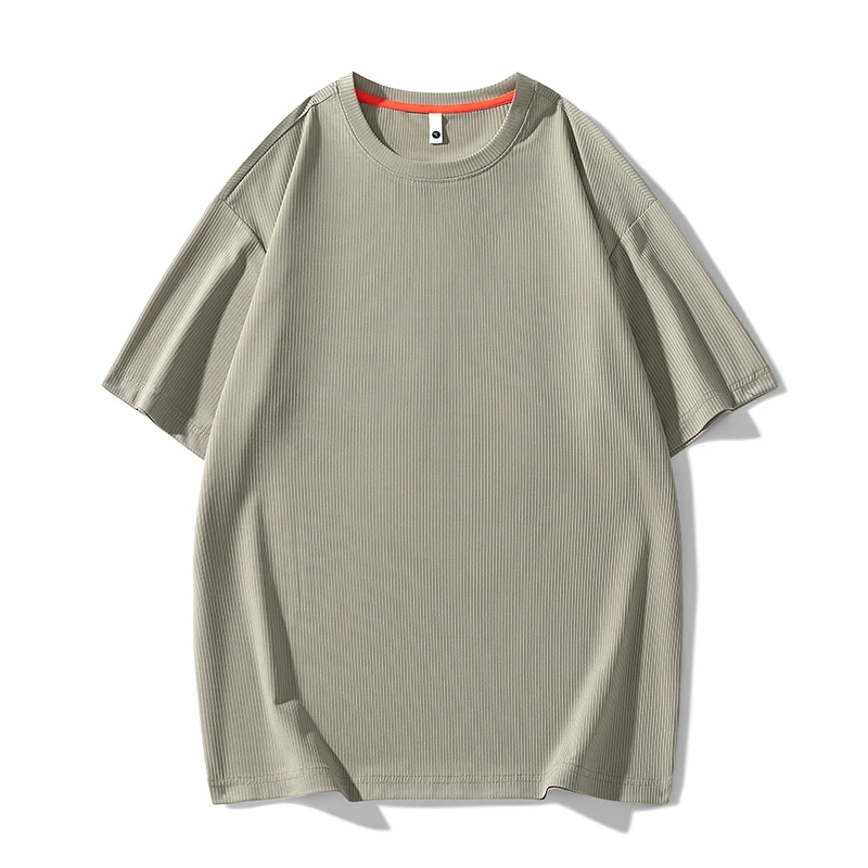 Men T Shirt Summer Elastic Oversized 6XL 7XL 8XL Plus Size Quick Drying T-Shirt Breathable O-Neck Loose Cool Thin Short Sleeve