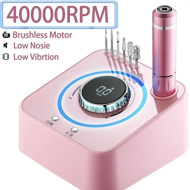 40000RPM Professional Nail Polishing Machine UV601 Portable Nail Drill Manicure Removal Polishing Nail Salon Special For Machine