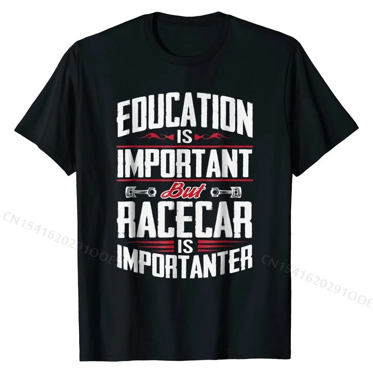 

Funny Drag Racing Car Racing T-Shirt Education is Important Cotton Men Top T-shirts comfortable Tees Graphic 3D Printed