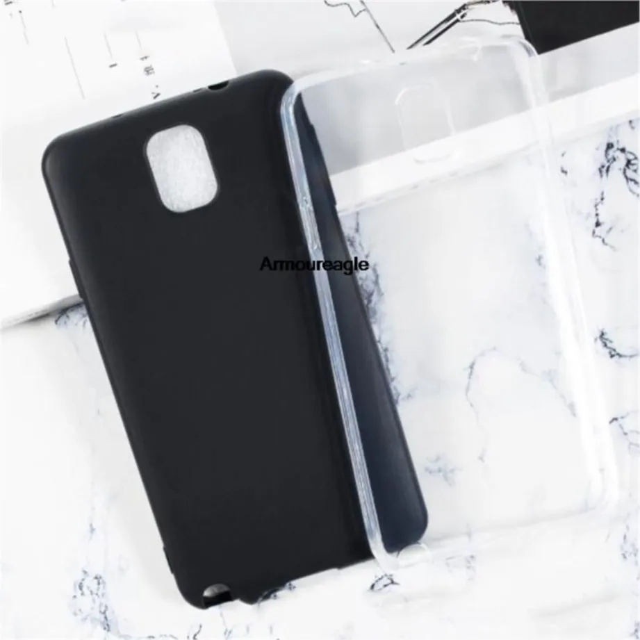 Silicone macio preto caso guarda para samsung galaxy note 3 n9000 n9005 tpu pára caso para samsung galaxy note 3 capa traseira