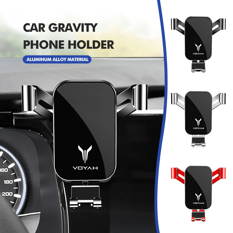 Suporte universal para telemóvel, com clipe para grelha de ventilação, para utilização em carros, compatível com Voyah Free, Dreamer, Passion, modelos