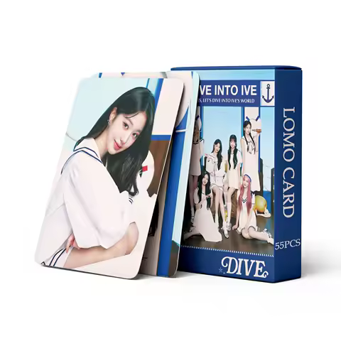 Kpop DIVE INTO IVE Photocards WonYoung Yujin EMPATHY lomo cards For Boys Girls Gift