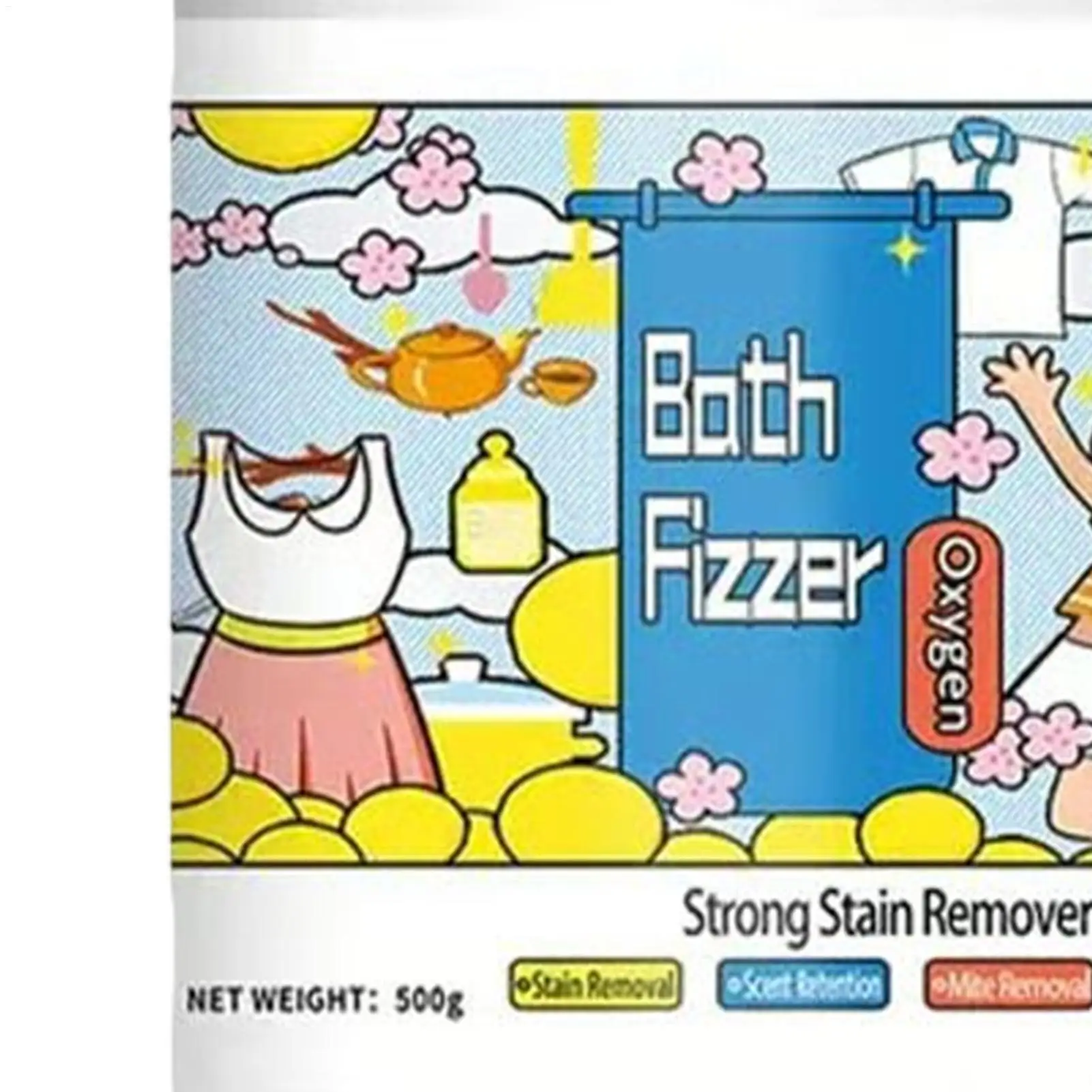 

Laundry Detergent Powder 500g Hyper Concentrated Powerful Remover Wash Stain Remover for Home Shirt Bathroom Household Daily