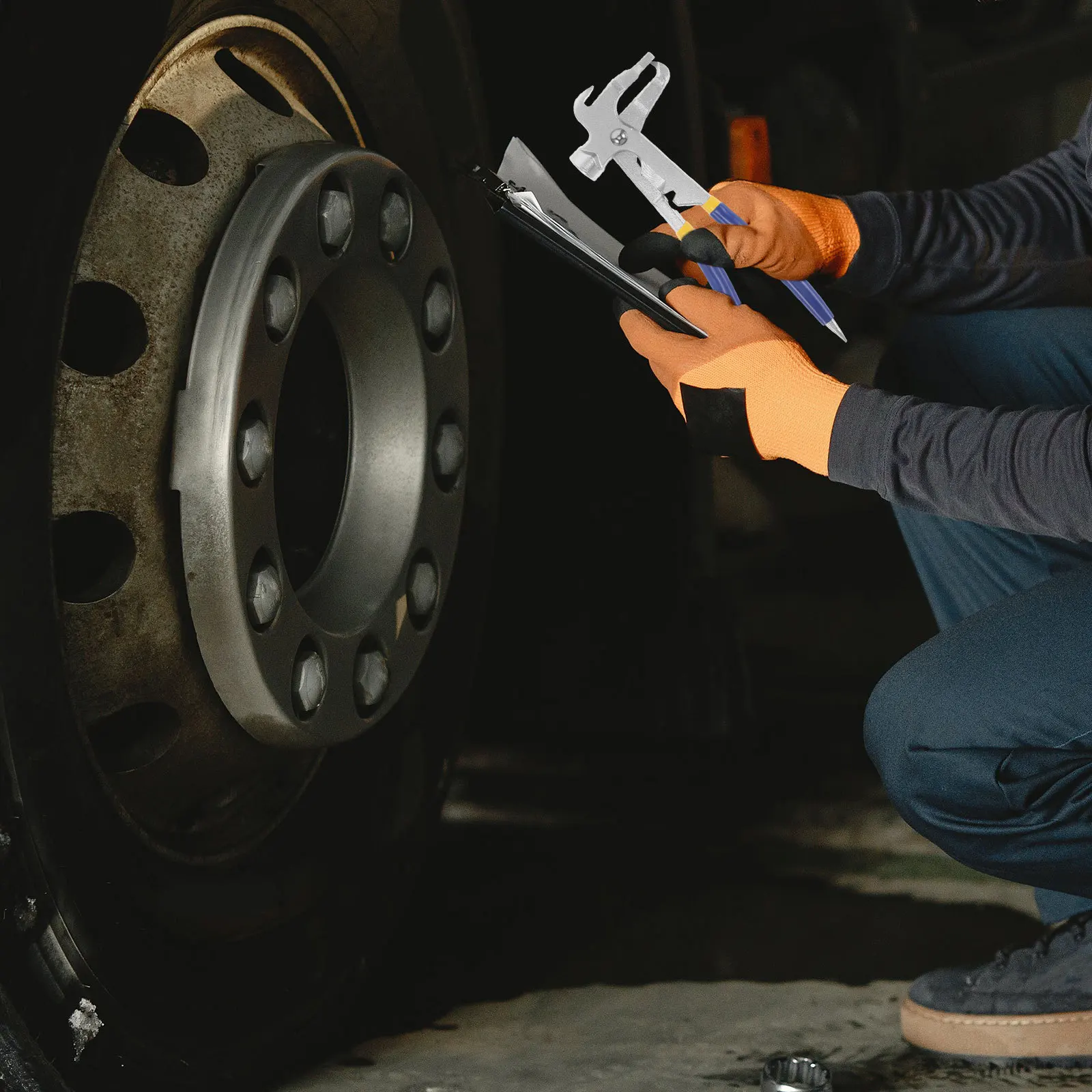 

Wheel Weight Pliers Tire Balancing Tool Hammer Remover Function Auto Repair Kit For Car Motorcycle Wheel Alignment Tire