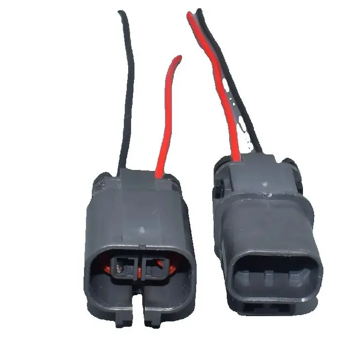shhworldsea 2pin 2.8mm male female Auto Wire Heavy Current Connector MG-MG7 Air Cooler Plug Socket 7122-6224-40 7223-6224-40