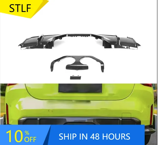 

STLFGUANGZHOU Manufacturer Dry Carbon Fiber Car Rear Lip Diffuser for BMWSs G80M3G82M4Sedan Coupe2021+ Back Bumper Lips Diffuser