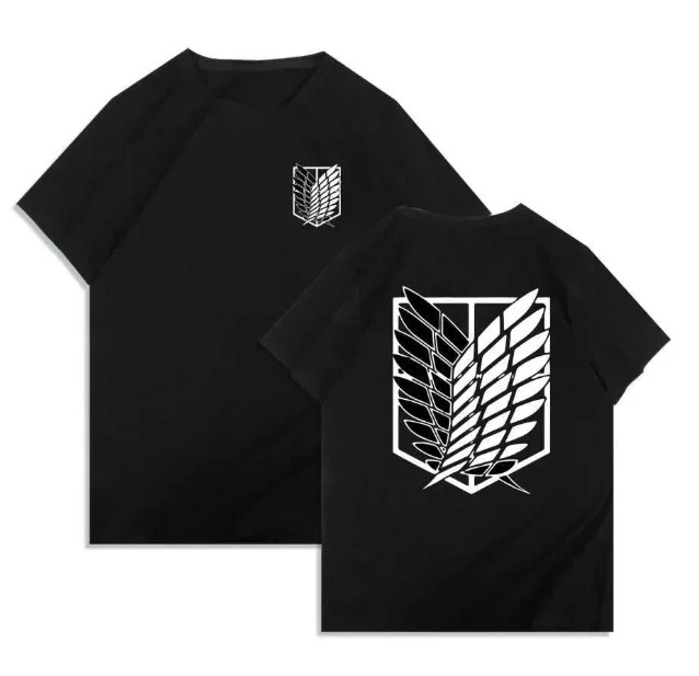 

Japanese Anime T-Shirt Men's Attack Titan T-Shirt Unisex Kawaii Cartoon Titan Attack Graphic T-Shirt Men's Harajuku Summer Top