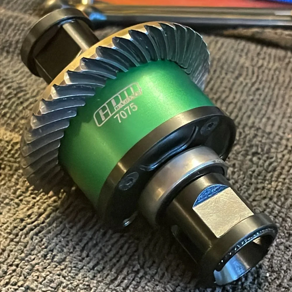 

Металлический корпус переднего среднего и заднего дифференциала GPM 9581 для Traxxas 1/8 Sledge 6S 95076-4 Monster Truck RC Car