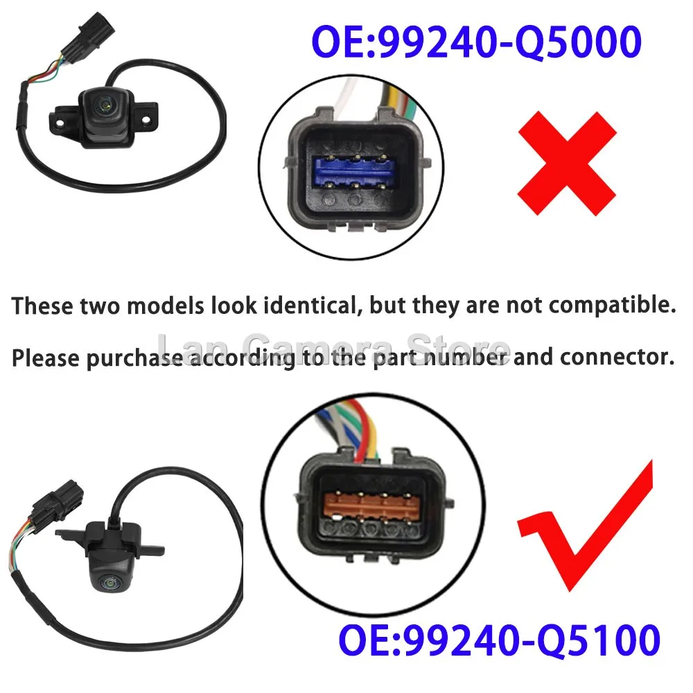 99240-Q5100 Rear View Camera Car Accessories Fit For 2021 2022 2023 2024 Kia Seltos Backup Parking Reversing Camera 99240Q5100