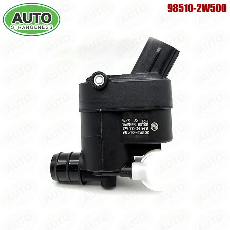 The 98510-2W500 windshield washer pump is suitable for Elantra GT, Santa Fe, and Kia Sportage