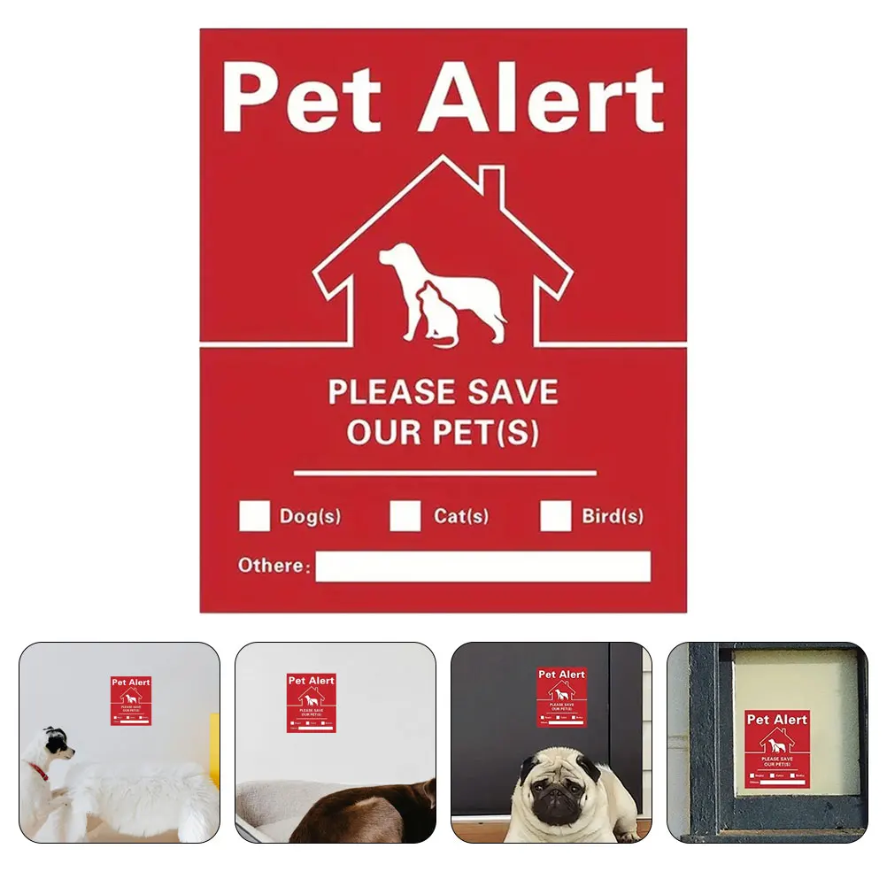 Haustiere Alarm Sicherheit Feuer Rettung Aufkleber Notfall Rettung Aufkleber Home Alert Aufkleber Finder Fenster Aufkleber