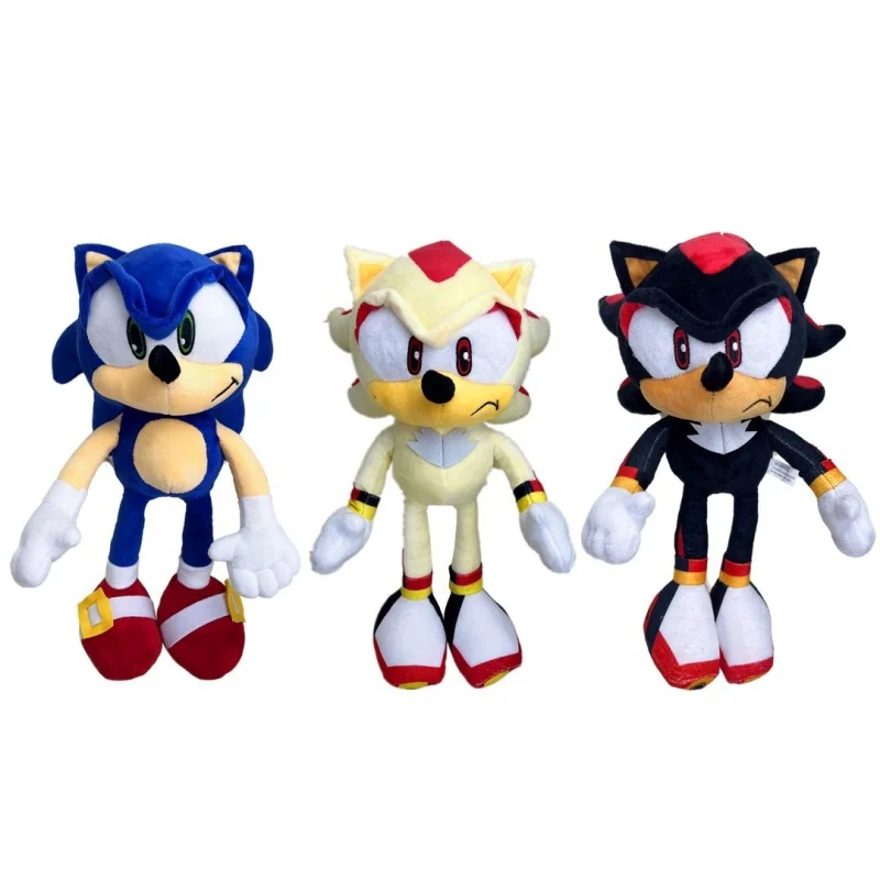 Nuevo Peluche de Sonic de 30 cm, Lindo Peluche de Amy Rose, Knuckle y Tail, Juguetes de Peluche, Regalo de Cumpleaños para Niños, Regalo de Navidad