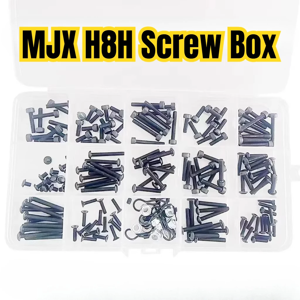 MJX H8H RC Car Parts Screw Box Round Head Cup Head R Buckle Nut Screw Tool Box