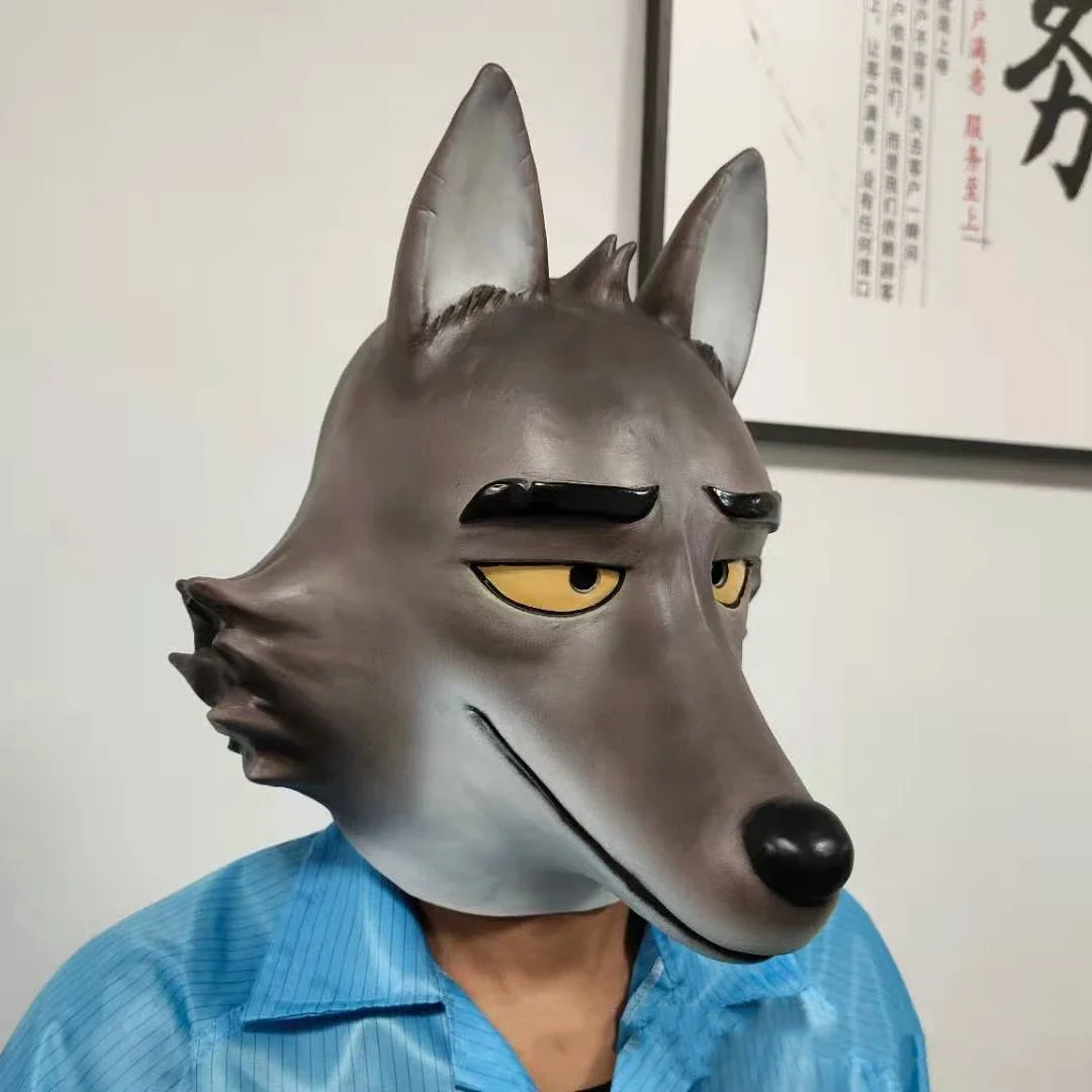 悪役マスクコスプレミスターウルフミスタータランチュラフルフェイスラテックスマスクヘッドヘルメットハロウィンパーティー小道具仮面舞踏会ヘッドギア