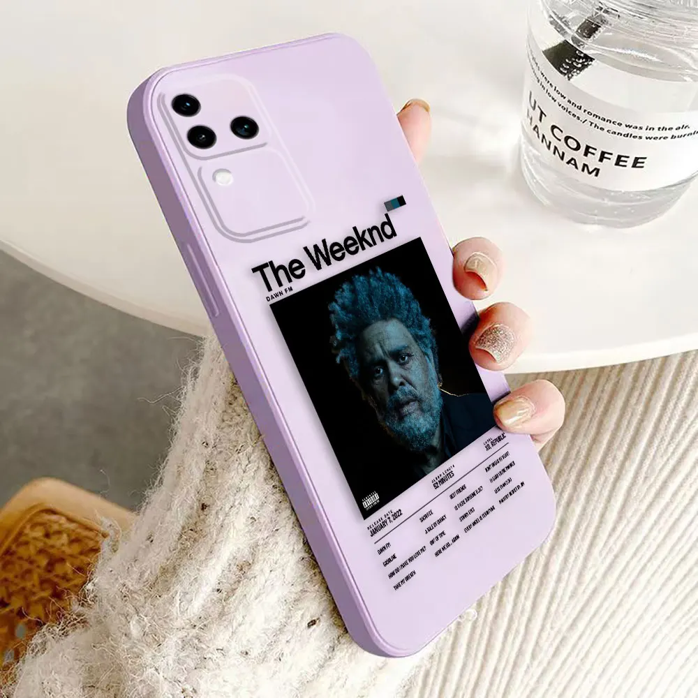 The Weeknd Singer's Minimalist Phone Case For VIVO S1 S16 V15 V17 V20 V20ES V21 V23E V25 V27 V27E V29 V29E V30 V30E PRO PV23 5G