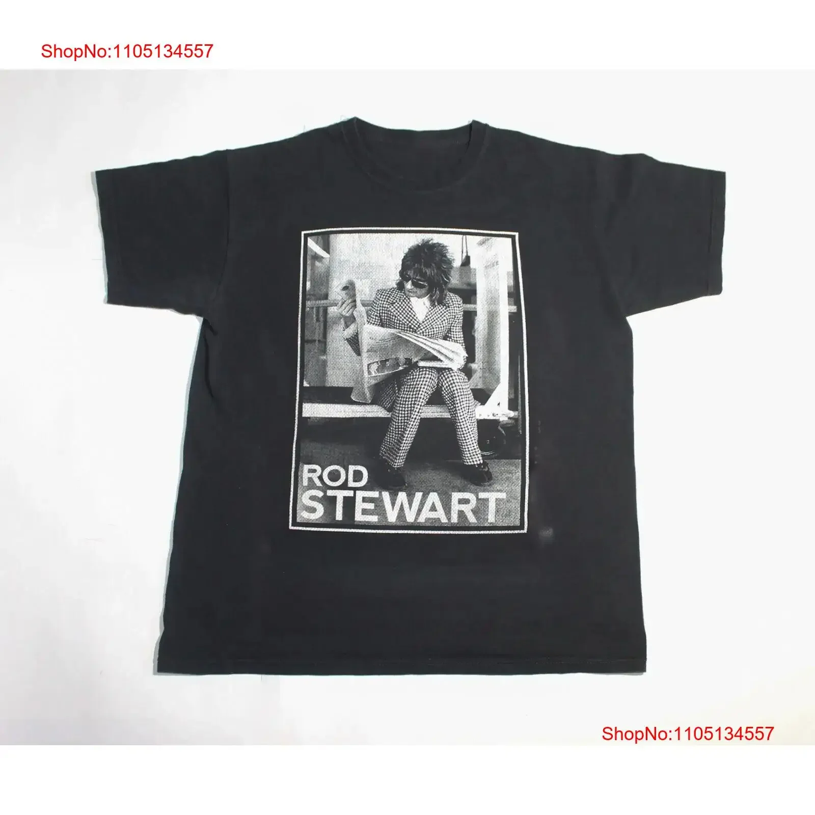 

Rod Stewart Rock односторонняя футболка из плотного хлопка для взрослых, все размеры, винтажная стираная удобная уличная одежда, мягкая повседневная мода унисекс