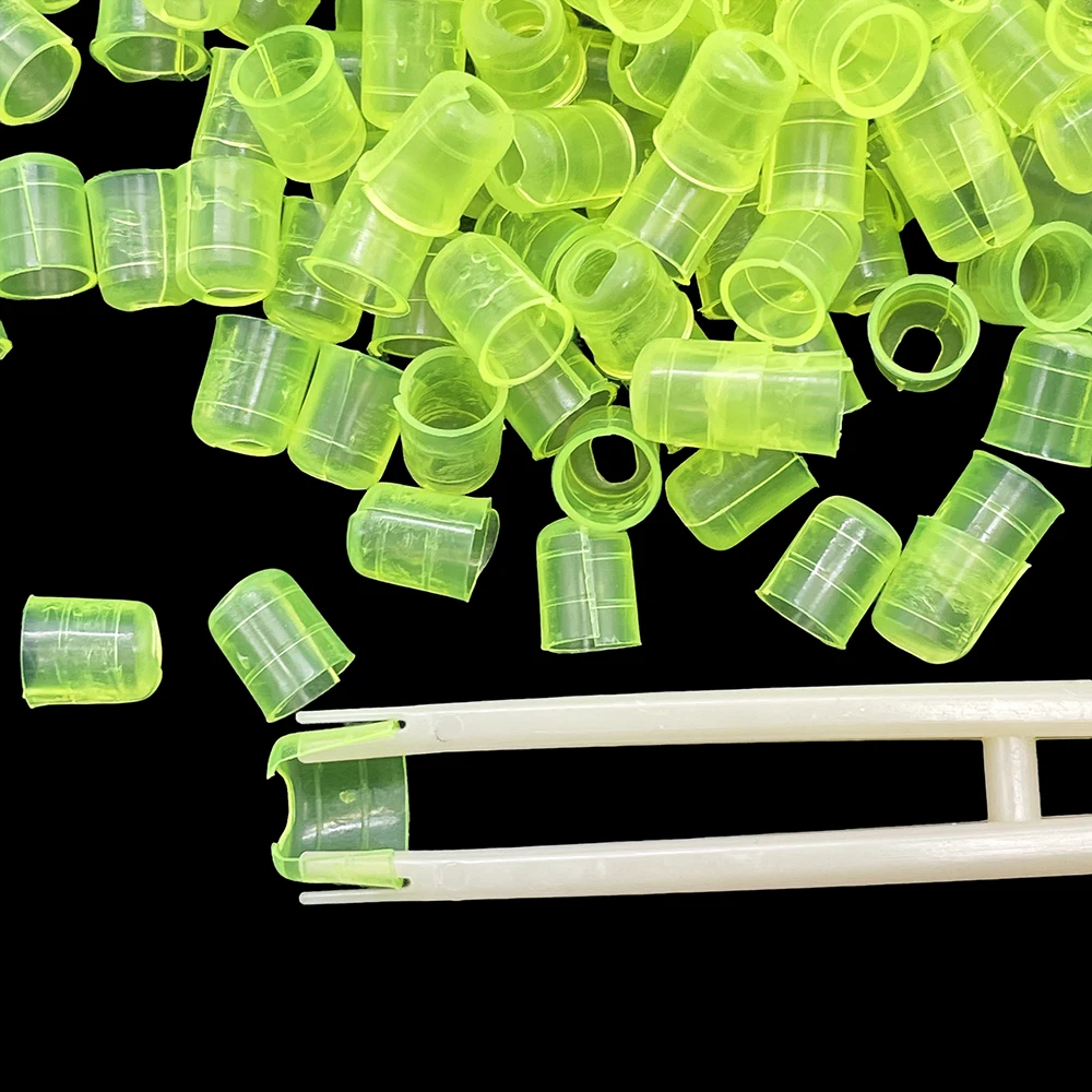 1000PCS Sleeves And 2 Installed Tool Queen Bee Birth Control Device Resin-Based Egg Limiter for Safe Honeybee Colony Management