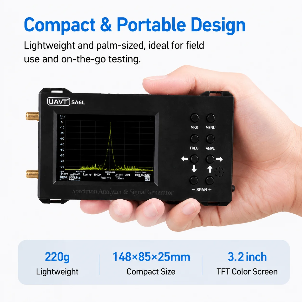 6G Portable Spectrum Analyzer - Signal Generator Spectrum Analyzer recension och pris