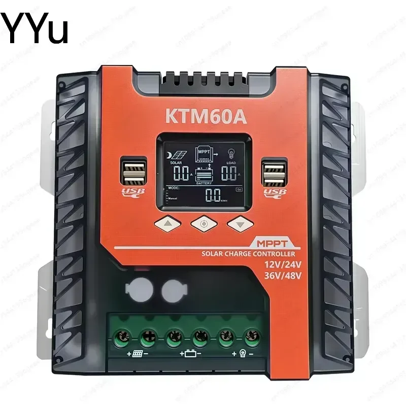 custom for 100A MPPT Solar Charge Controller Self Identifying Photovoltaic System Regulator for 12V 24V Auto Recognize